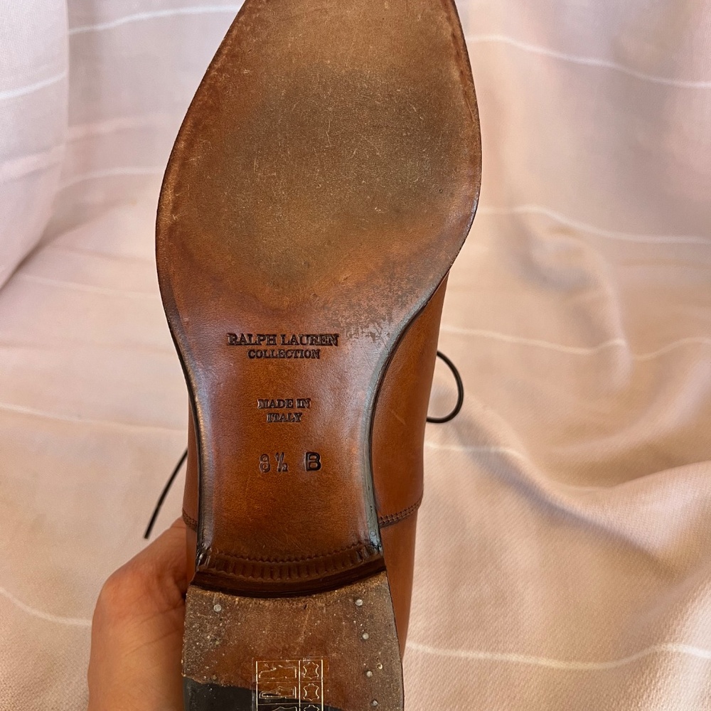 Ralph Lauren Purple Label | Oxford Shoe Women | Brown - Picture 8 of 8